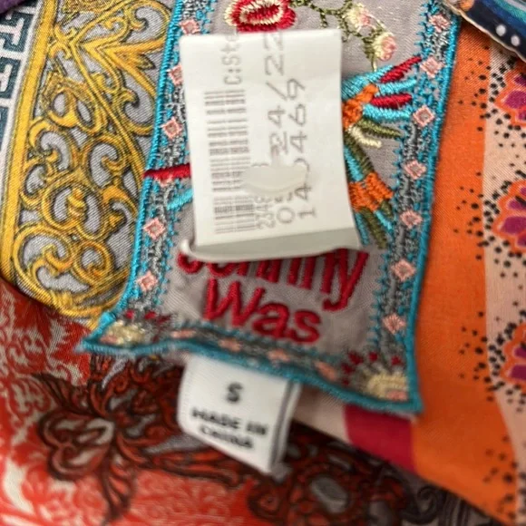 Johnny Was Callaway Silk Floral Set S - Picture 7 of 10